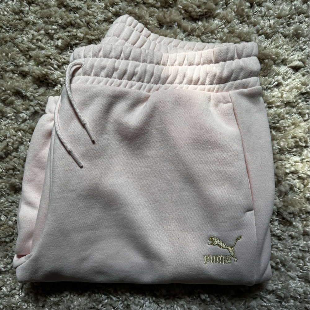 Puma x Vogue Light Pink Joggers Sweatpants